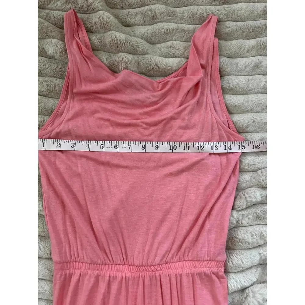 Cynthia Rowley Pink Cowl Neck Midi Dress Size XS - Picture 8 of 10